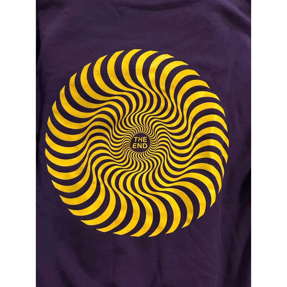 Spitfire The End small purple and yellow sweatshirt - Picture 4 of 4